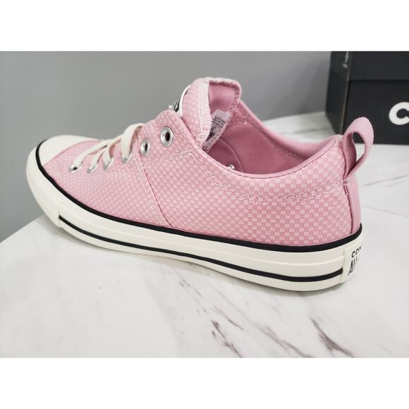 Converse Women's Chuck Taylor All Star Madison Checkered Low Shoes Pink Size 8.5 - Picture 5 of 7